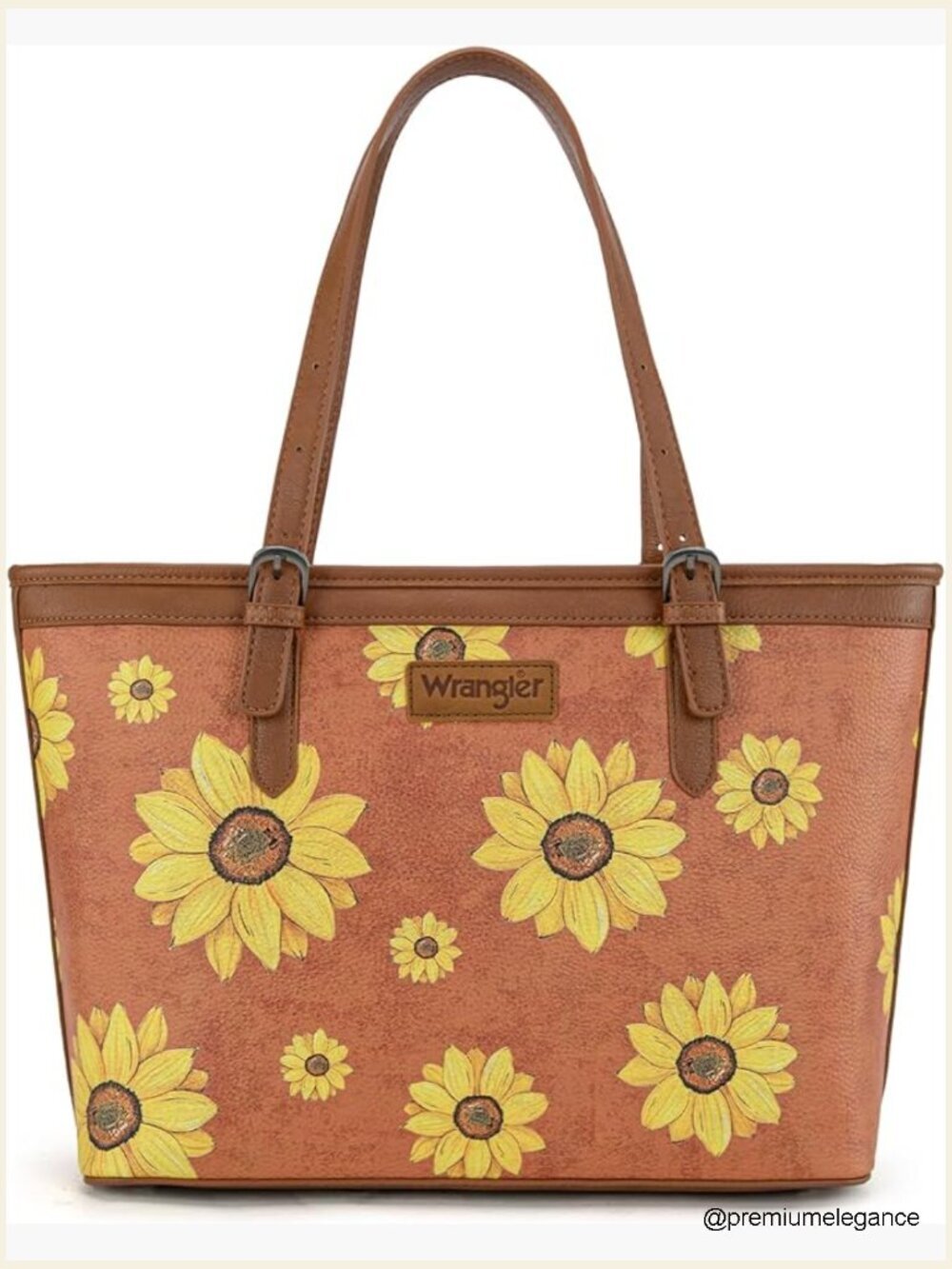 Embroidered Sunflower Tote Bag Western Floral Shoulder Bag Large